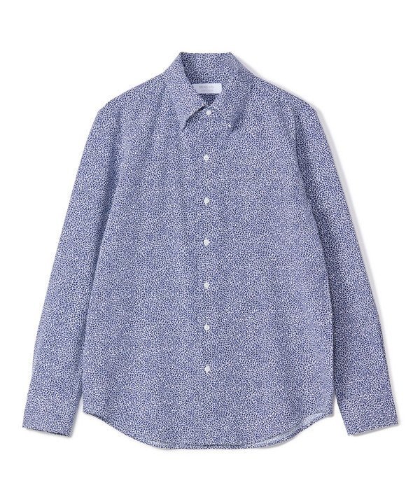 MEN'S BIGI 【ACTIVE TAILOR/アクティブテイラー】ドットエアーフラワープリントドレスシャツ＜ストレッチ/吸水速乾/通気性＞ メンズ ビギ トップス シャツ・ブラウス ホワイト【送料無料】
