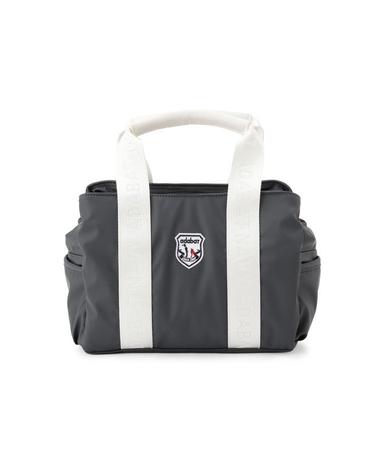 【SALE／5%OFF】adabat トート型カートバッグ アダバット バッグ トートバッグ ブラック ゴールド グレー【送料無料】