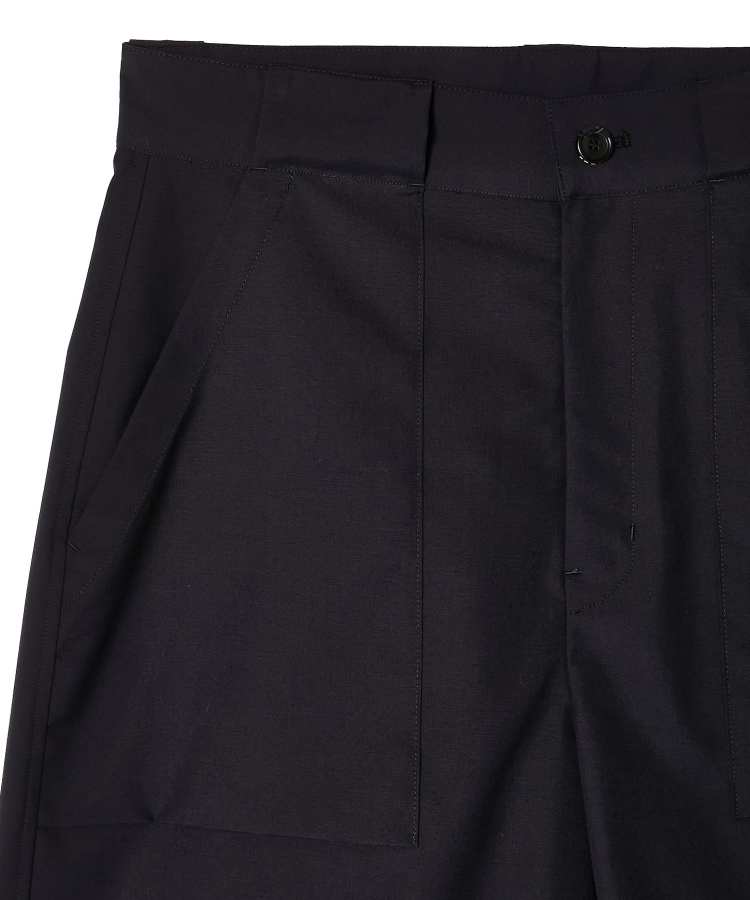 N.HOOLYWOOD COMPILE PATCH-POCKET HALF PANTS エヌ．ハリウッド パンツ その他のパンツ ネイビー ベージュ【送料無料】