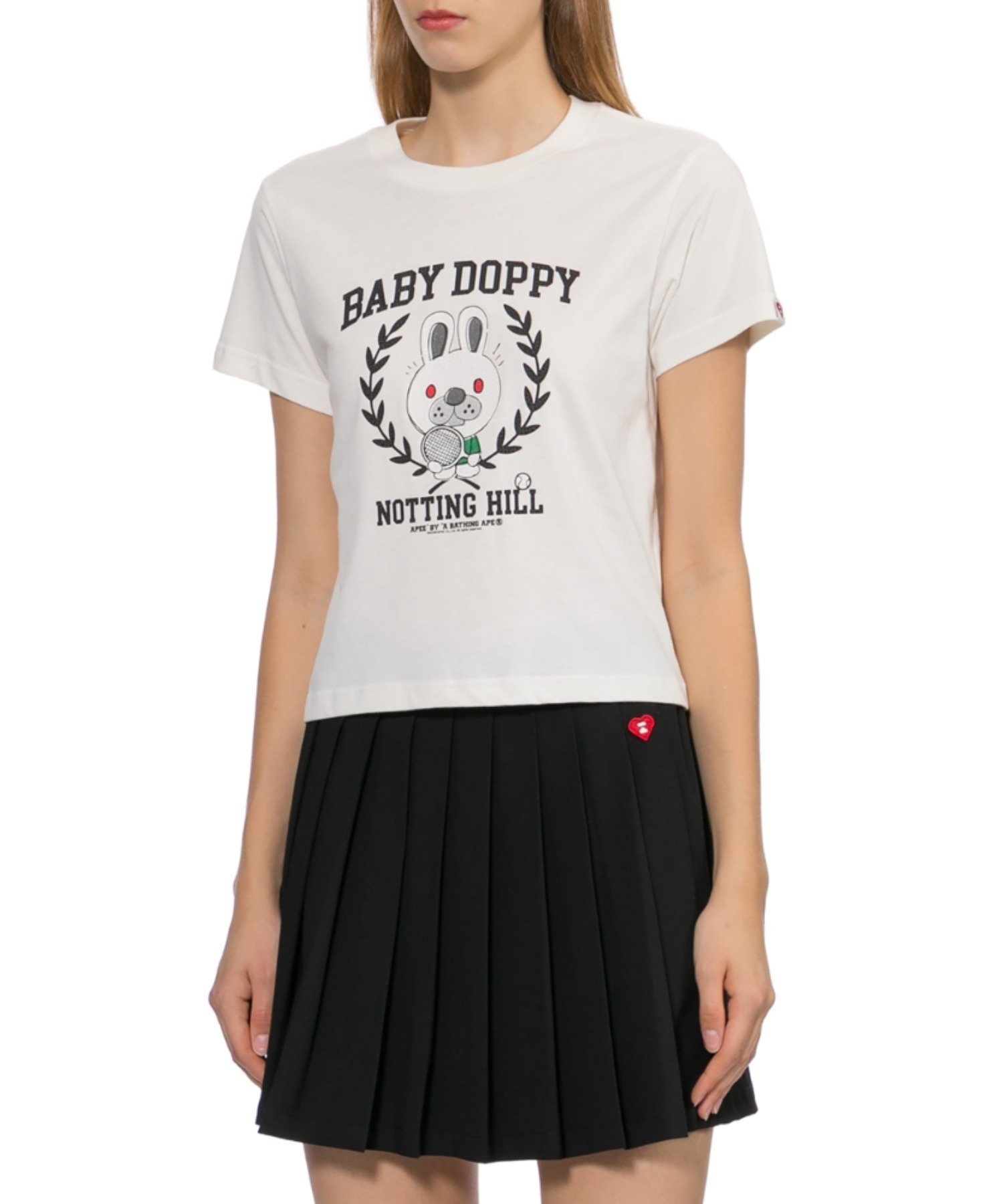 BABY DOPPY PRINTED TEE #3 ア ベイシング エイプ トップス カットソー・Tシャツ ホワイト