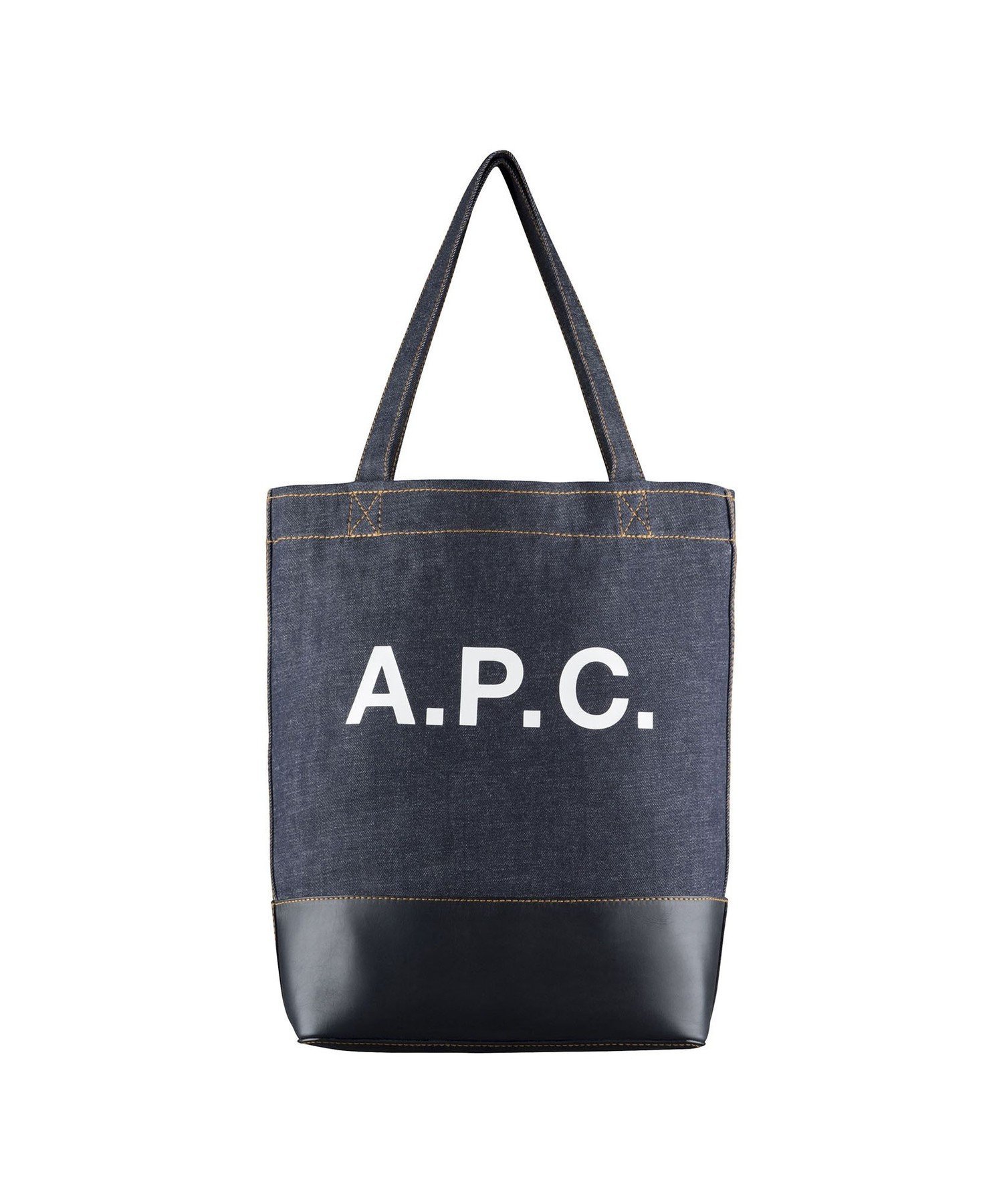A.P.C. Axelトートバッグ アー・ぺー・セー バッグ トートバッグ ネイビー【送料無料】