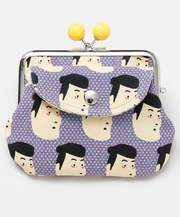 カヤ 【カヤ】ゆる浮世絵親子がま口 アミナコレクション 財布・ポーチ・ケース コインケース・小銭入れ・札入れ