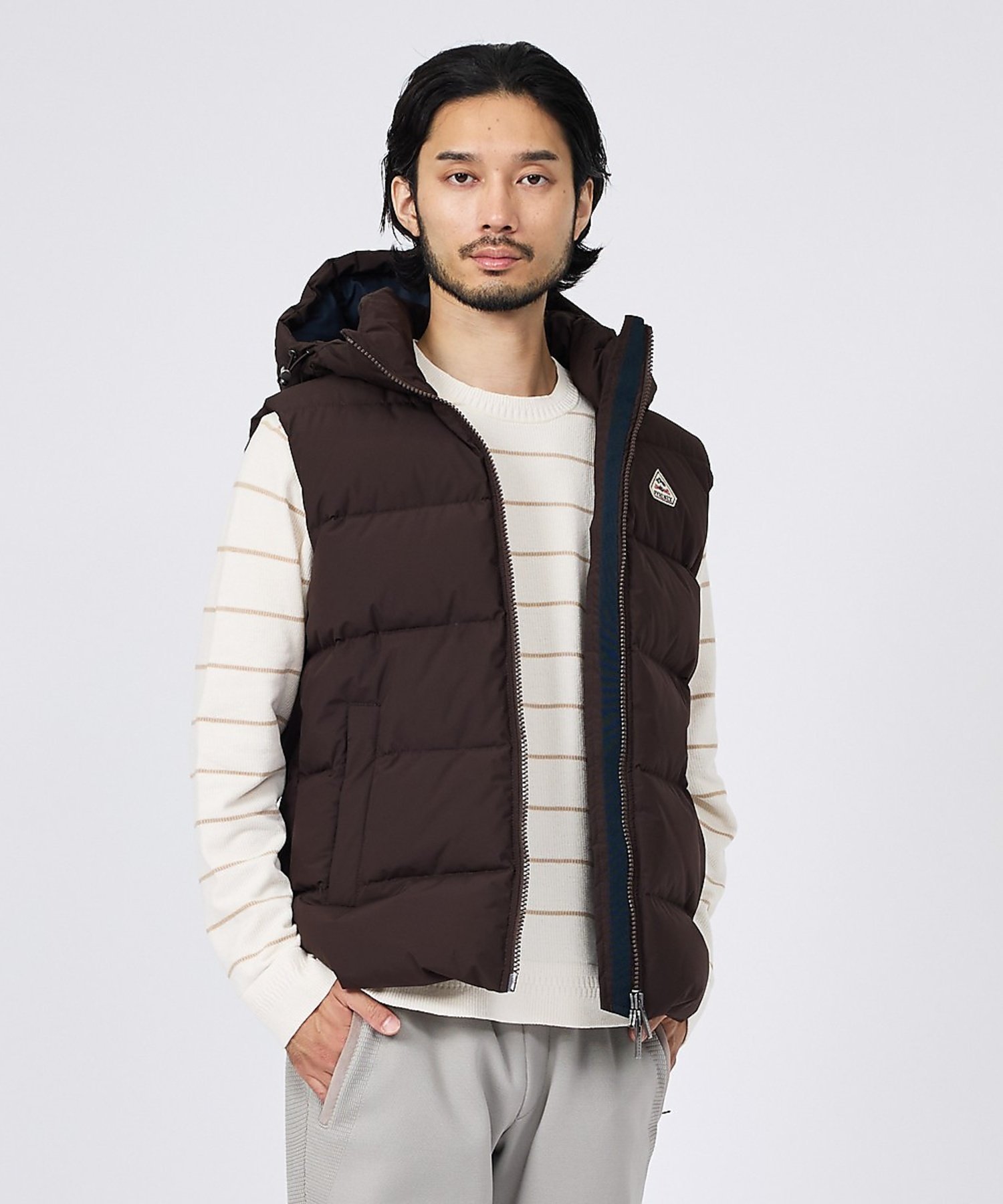 ABAHOUSE LASTWORD 【PYRENEX / ピレネックス】HMY021 / SPOUTNIC MINI アバハウス ジャケット・アウター ダウンジャケット・ダウンベスト カーキグリーン ネイビー ブラウン ブラック【送料無料】