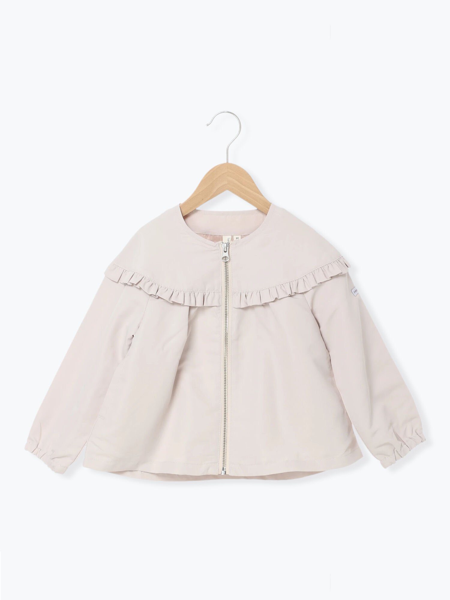【SALE／30%OFF】Samansa Mos2 Lagom 【撥水加工】フリルブルゾン サマンサモスモス ジャケット・アウター ブルゾン・ジャンパー ブルー ベージュ