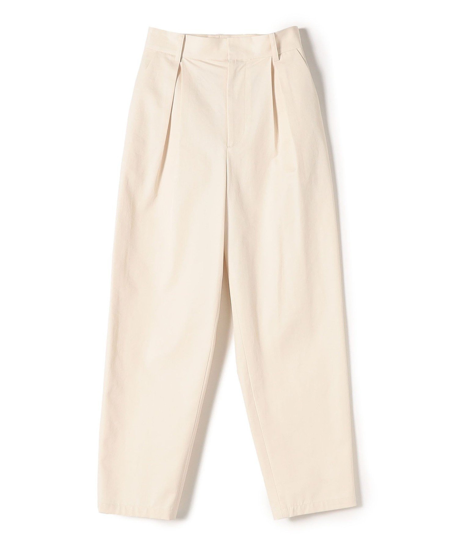 【SALE／80%OFF】SHIPS WOMEN ＜手洗い可能＞綿 ギャバ マーベルト タック パンツ◇ シップス パンツ その他のパンツ ベージュ ホワイト【送料無料】