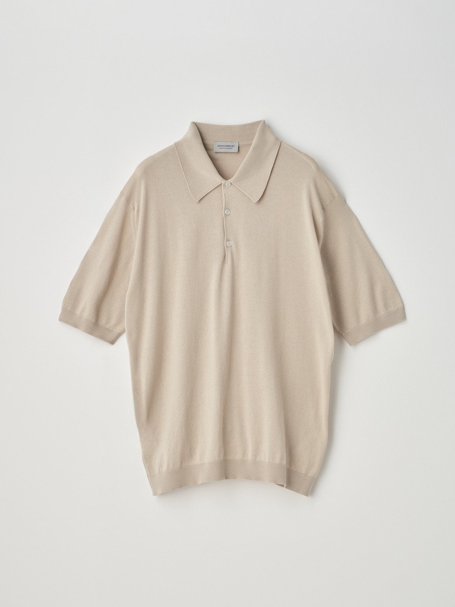 JOHN SMEDLEY 半袖コットンニットクラシックポロシャツ ｜ ISIS ｜ 30G EASY FIT ジョンスメドレー トップス ニット【送料無料】