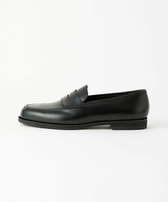 UNITED ARROWS green label relaxing 【別注】<madras>ペニーローファー 革靴 GORE-TEX(R) ユナイテッドアローズ グリーンレーベルリラクシング シューズ・靴 レースアップ・ドレスシューズ ブラック【送料無料】