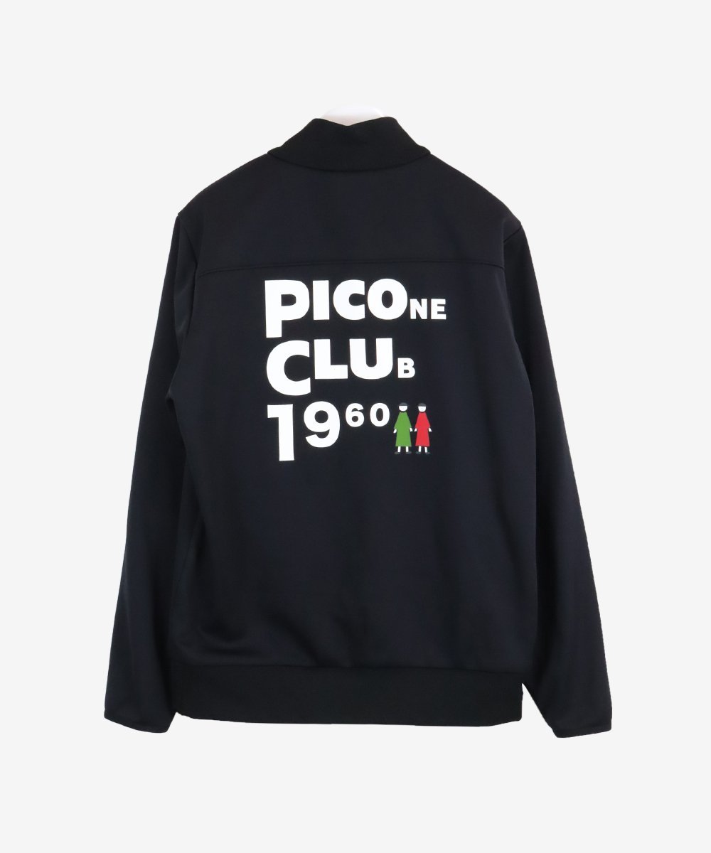 【SALE／60%OFF】Picone Club 【メンズ】 ブルゾン ピッコーネクラブ ジャケット・アウター ブルゾン・ジャンパー ブラック ホワイト【送料無料】