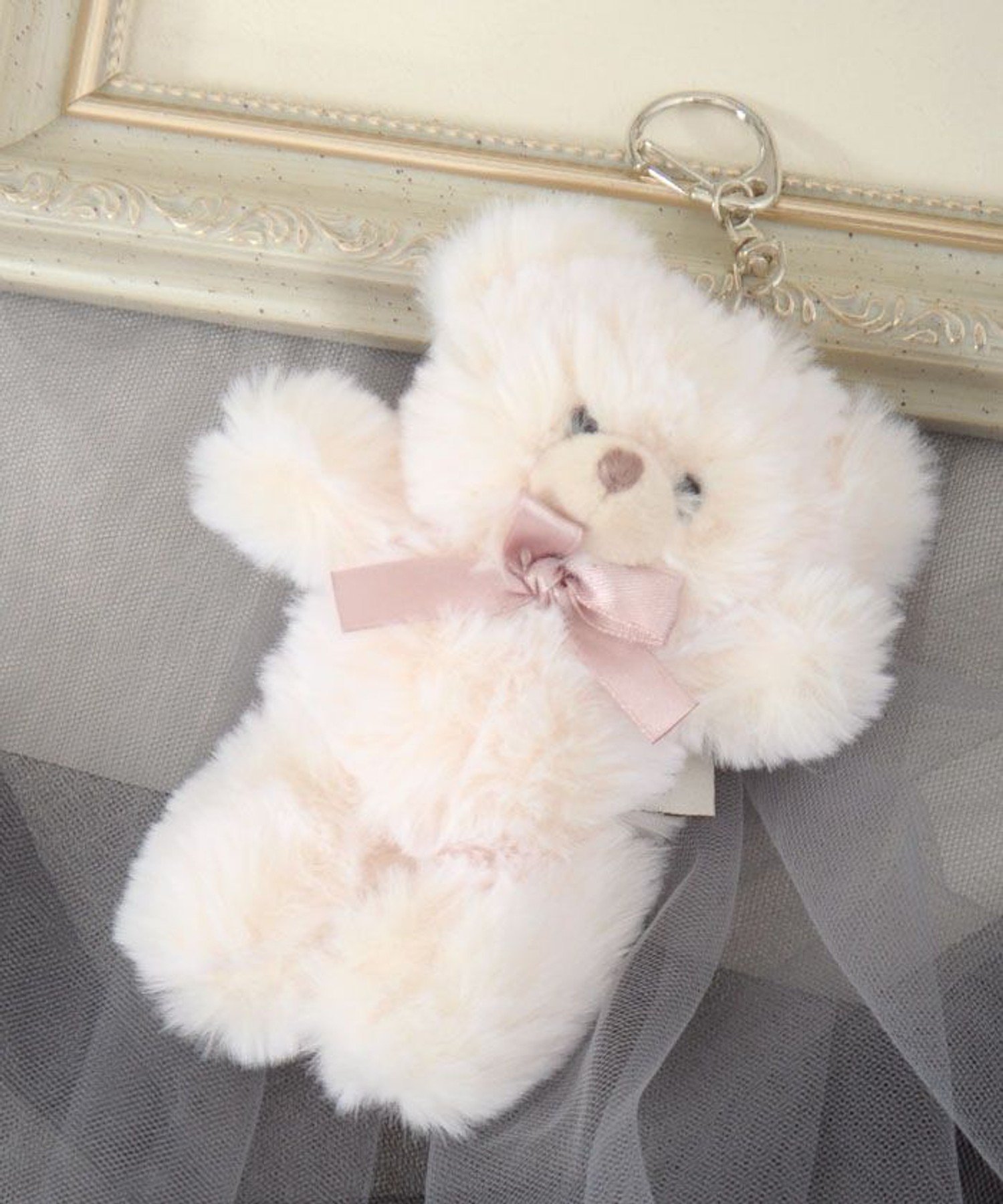 axes femme 動物キーホルダー クマ白 アクシーズファム インテリア・生活雑貨 その他のインテリア・生..