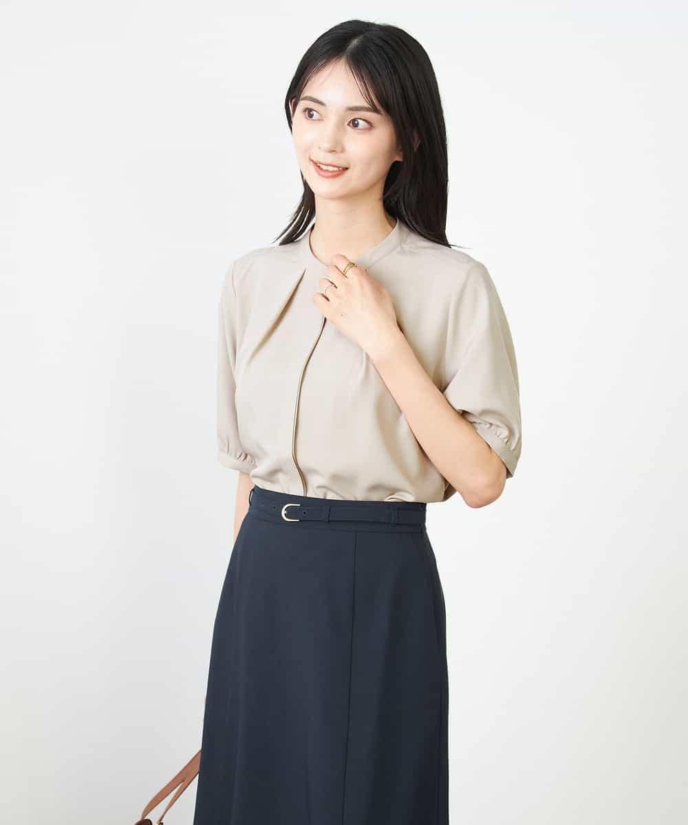 【SALE／50%OFF】a.v.v 配色パイピングブラウス アー・ヴェ・ヴェ トップス シャツ...