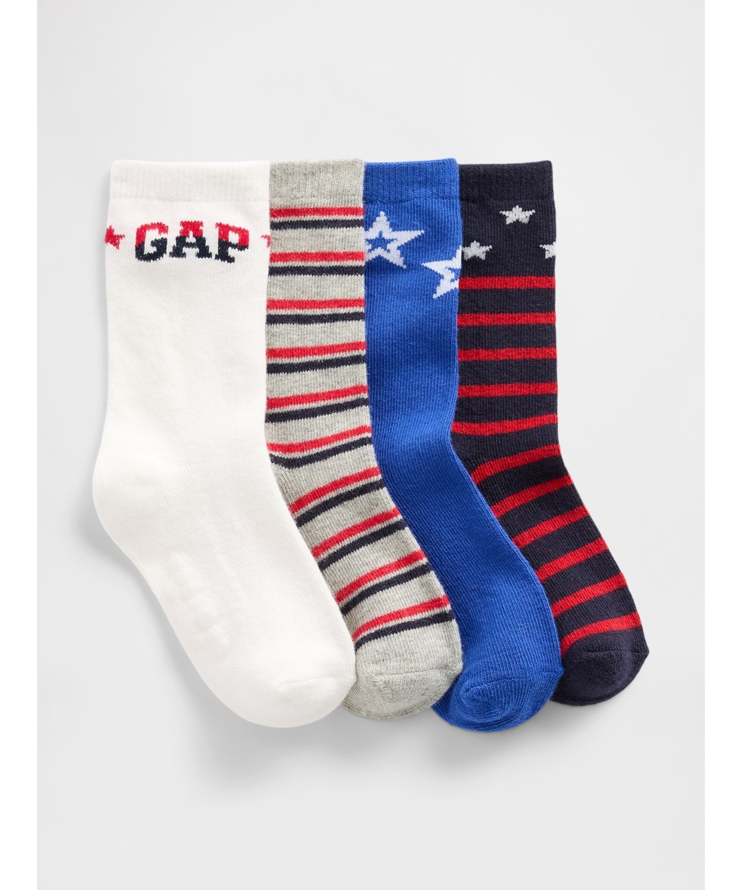GAP (K)アメリカーナ クルーソックス 4足セット (幼児・ベビー) ギャップ 靴下・レッグウェア 靴下のサムネイル