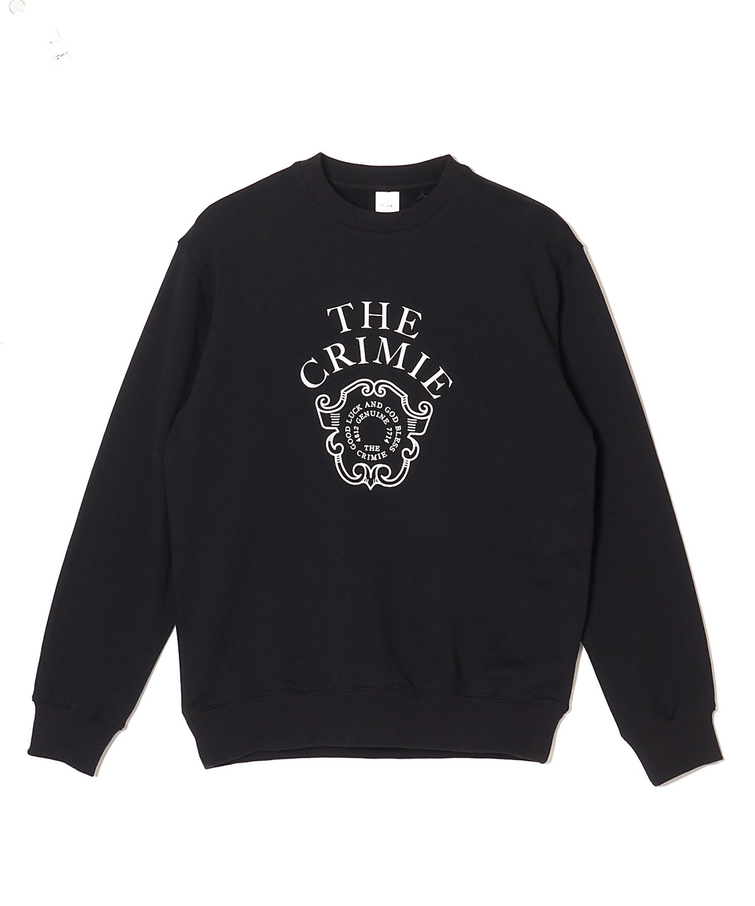 THE CRIMIE EMBLEM LOGO CREW NECK SWEAT ガーデン トップス スウェット・トレーナー ブラック ネイビー グレー【送料無料】