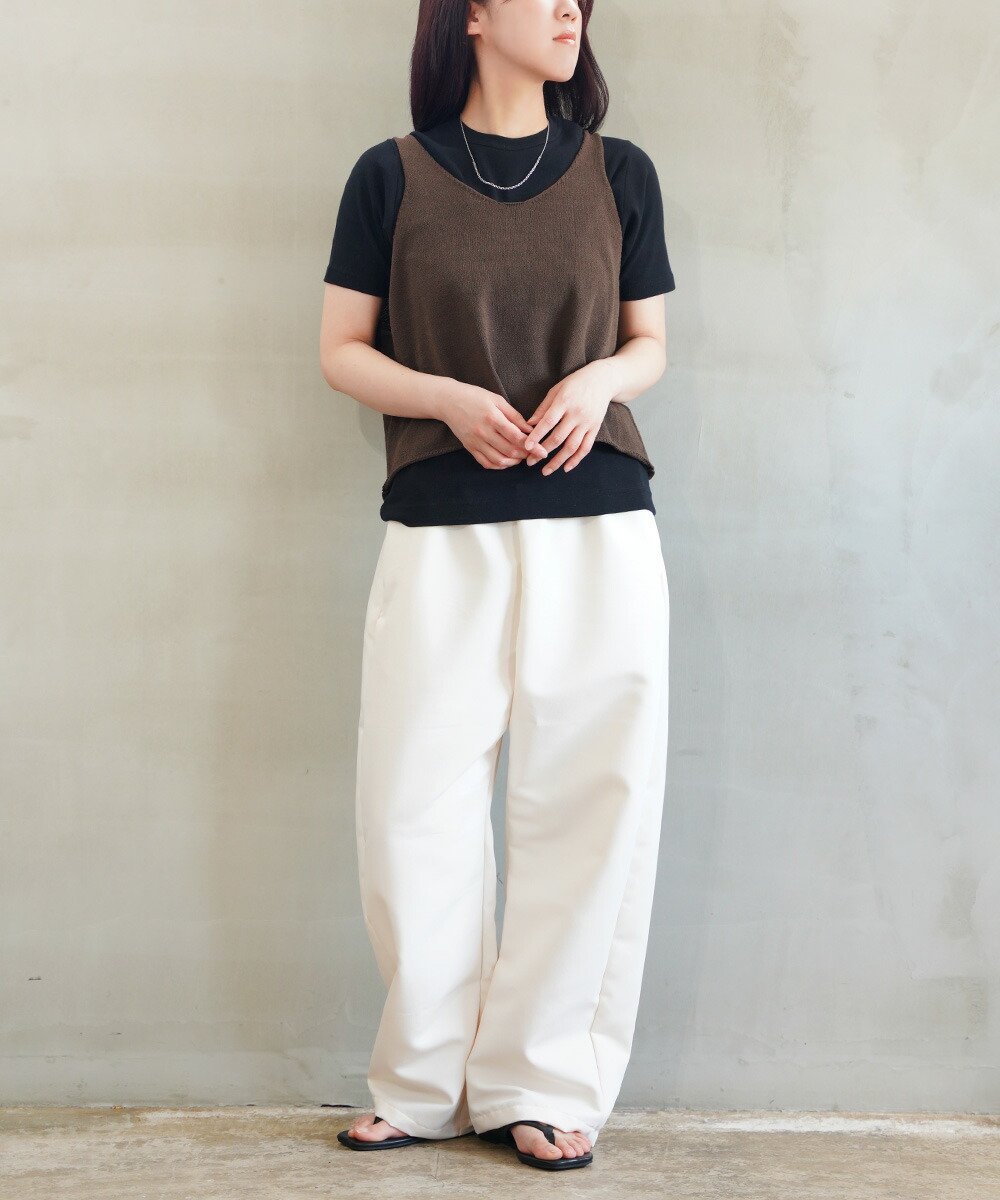 mizuiro ind ミズイロインド イージーパンツ ブルーコムブルー パンツ チノパンツ