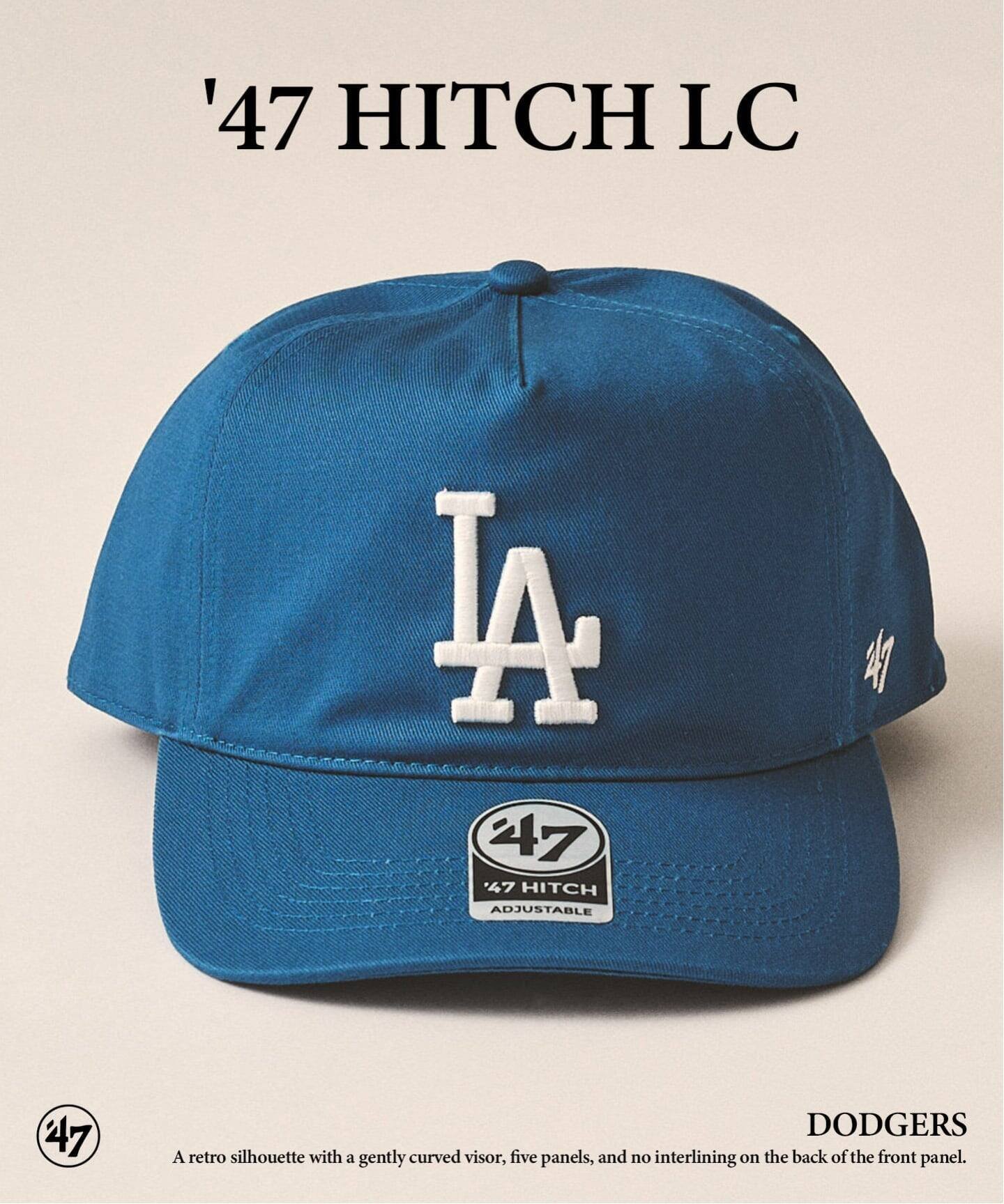 417 EDIFICE 47 HITCH LC DODGERS フォーワンセブン エディフィス 帽子 キャップ ピンク ブルー ベージュ【送料無料】