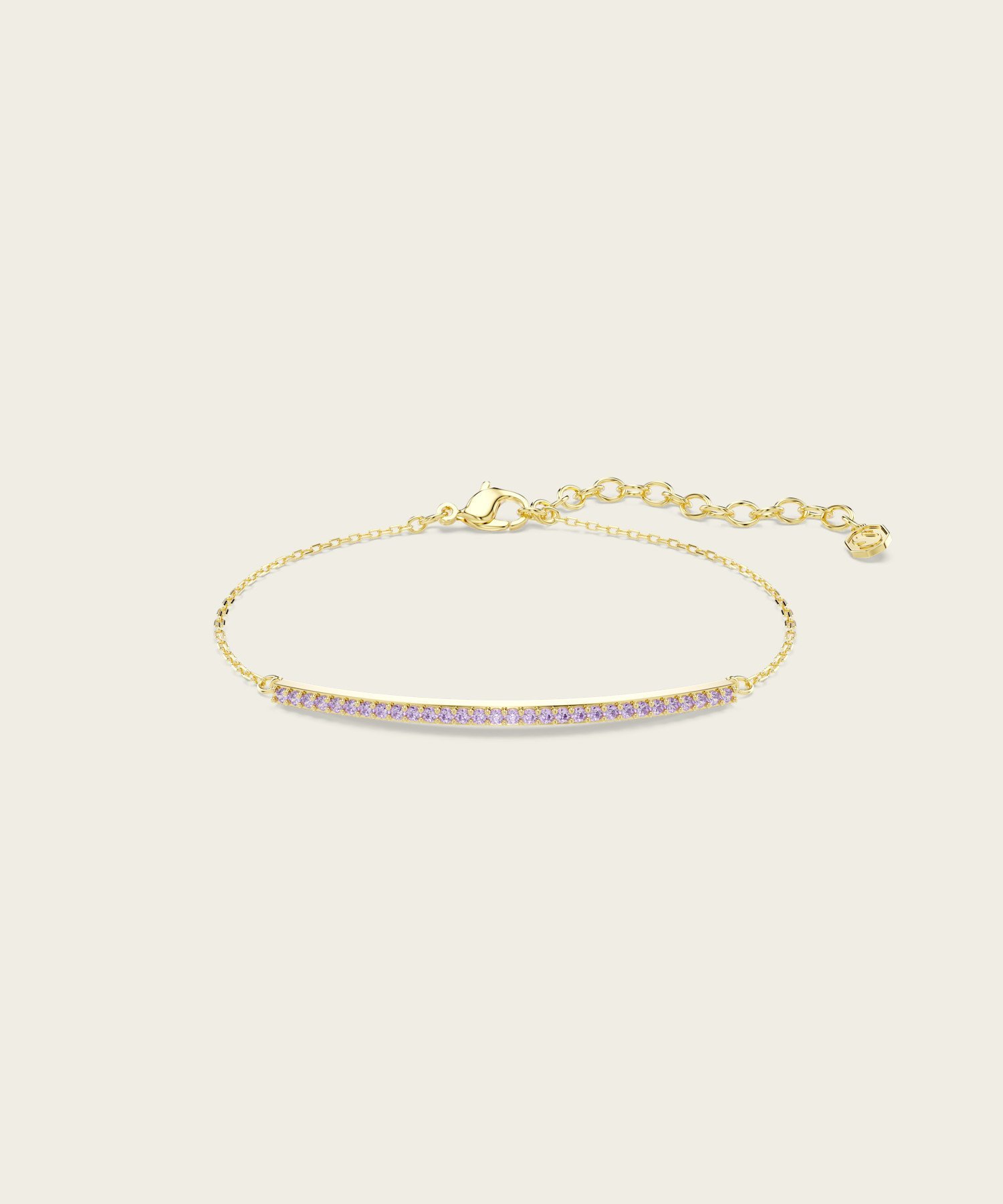 SWAROVSKI 【公式】【スワロフスキー】Only ブレスレット, ラウンドカット スワロフスキー アクセサリー・腕時計 ブレスレット・バングル パープル【送料無料】