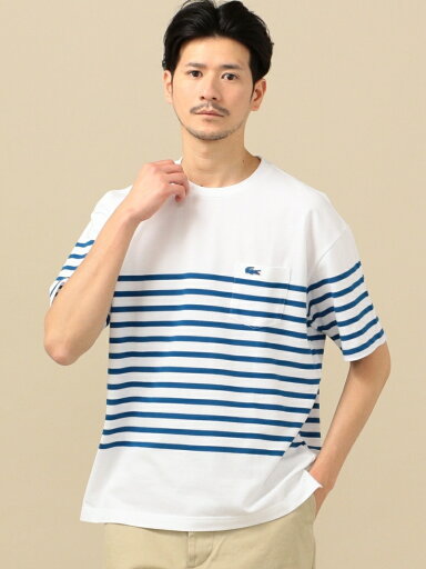 Pique Drop Tail Pocket Tee 112-12-1018: Light Blue Pique Drop Tail Pocket Tee 112-12-1018: Light Blue