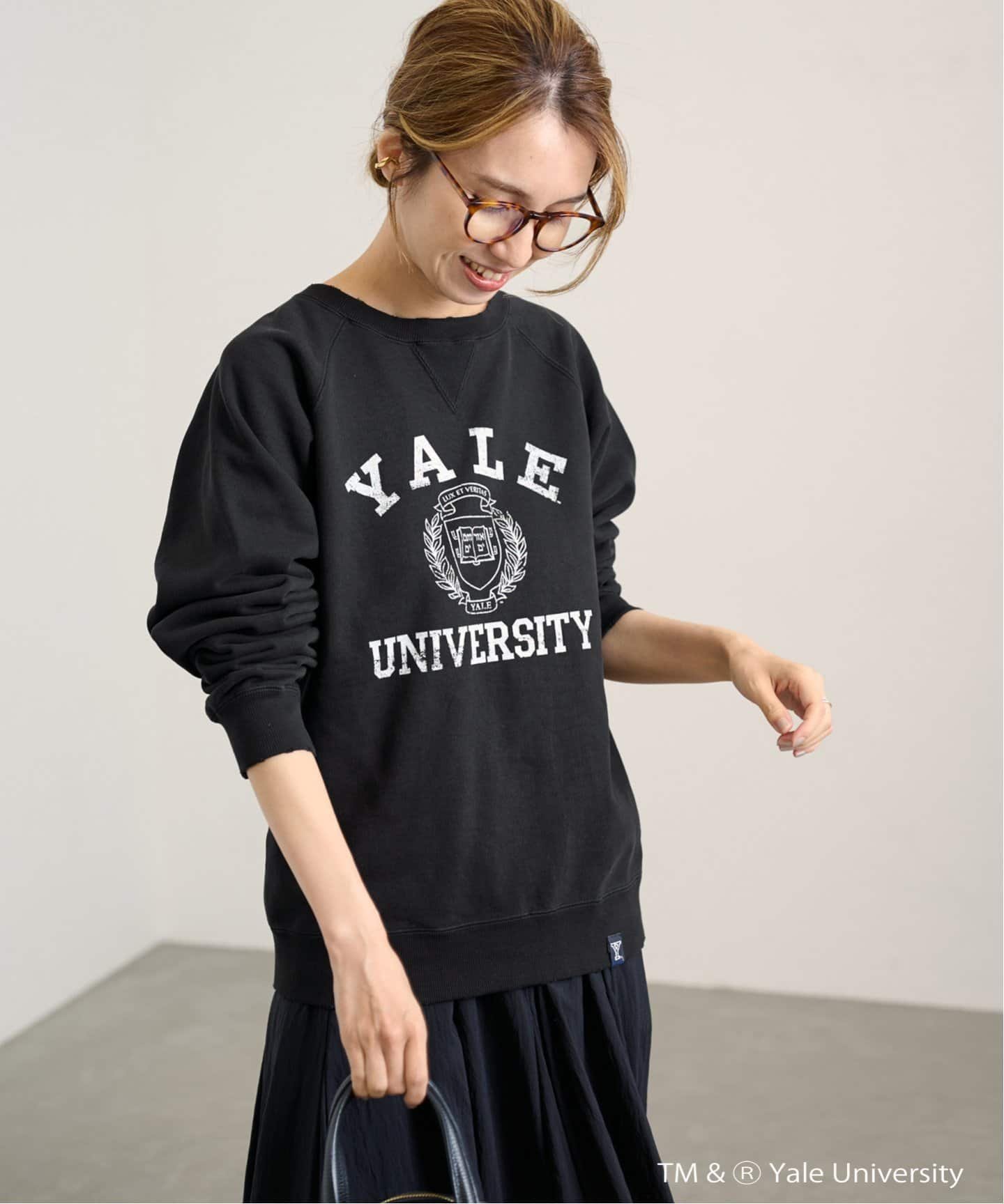 FRAMeWORK YALE/スウェット フレームワーク トップス カットソー・Tシャツ ブラック ネイビー【送料無料】のサムネイル