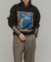 M TO R 【Henri Matisse】M TO R別注 CREW SWEAT SHIRTS アダムエロペ トップス スウェット・トレーナー ブラック グレー ブルー【送料無料】