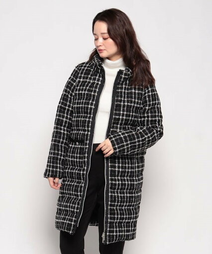 【SALE/20%OFF】MISS J ミス ジェイ MISS J ファンシーツイードダウンコート ミスジェイ ジャケット・アウター ダウンジャケット・ダウンベスト ホワイト ブラック【送料無料】 【SALE/20%OFF】MISS J ミス ジェイ MISS J ファンシーツイードダウンコート ミスジェイ ジャケット・アウター ダウンジャケット・ダウンベスト ホワイト ブラック【送料無料】