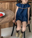 aimoha KIDS 【aimoha-KIDS-】ノースリーブデニムトップス アイモハ トップス ノースリーブ・タンクトップ ネイビー