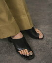 【SALE/30%OFF】SALON adam et rope' ヒールトングサンダル サロン アダム エ ロペ シューズ・靴 サンダル ブラック【送料無料】