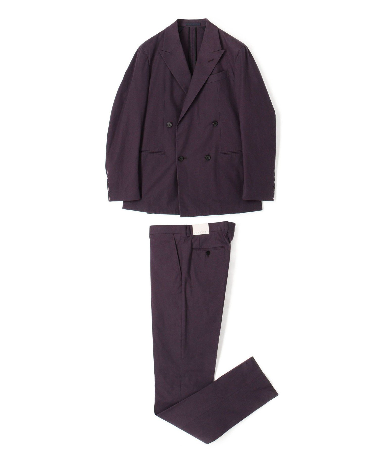 【SALE/70%OFF】TOMORROWLAND BUYING WEAR CARUSO BUTTERFLY コットンポリウレタン ダブルブレステッド4Bスーツ...