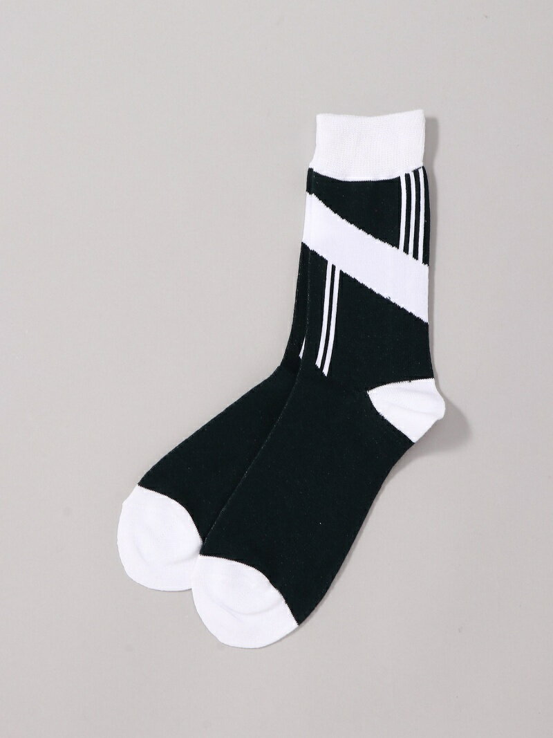 DETAILS 3LINE SOX ワンデーケイエムシー 靴下・レッグウェア 靴下 グリーン レッド