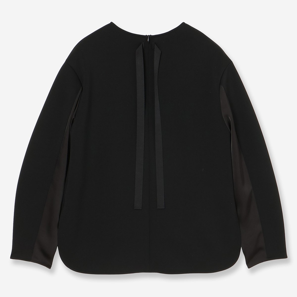 R-ISM 【セットアップ対応・洗える・S/M/Lサイズ】スキューバブラウス リズム トップス シャツ・ブラウス ホワイト ブラック