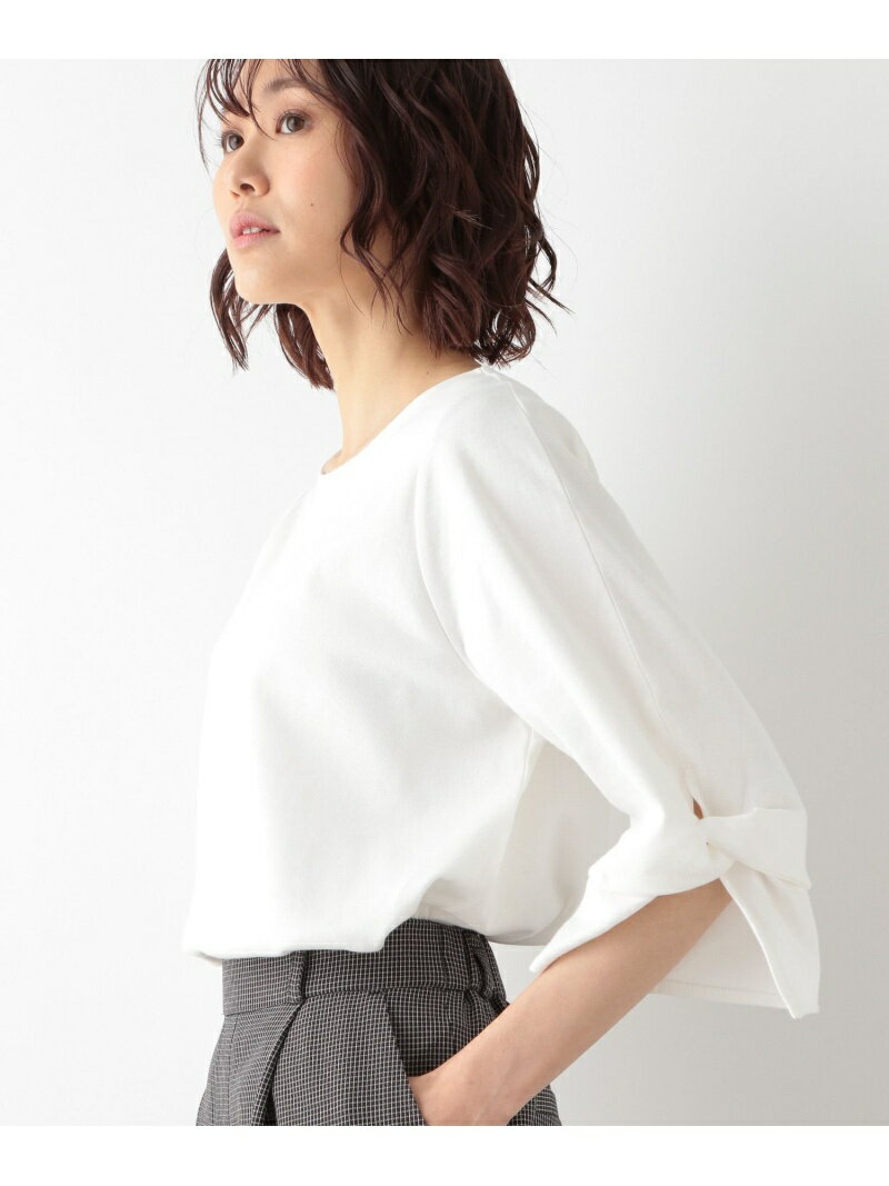 【SALE／70%OFF】GLOBAL WORK (W)ネジリスリーブ6S/PO+D グローバルワーク トップス その他のトップス ホワイト ブラック グレーのサムネイル