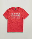 【SALE/30%OFF】G-Star RAW 【公式ショップ】Reflective Originals Graphic T-Shirts/リフレクティブオリジナルグラフィックロゴTシャツ ジースターロゥ トップス カットソー・Tシャツ レッド【送料無料】
