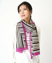 【SALE/50%OFF】GEORGES RECH ウールストライプストール ジョルジュ・レッシュ ファッション雑貨 マフラー・ストール・ネックウォーマー パー...