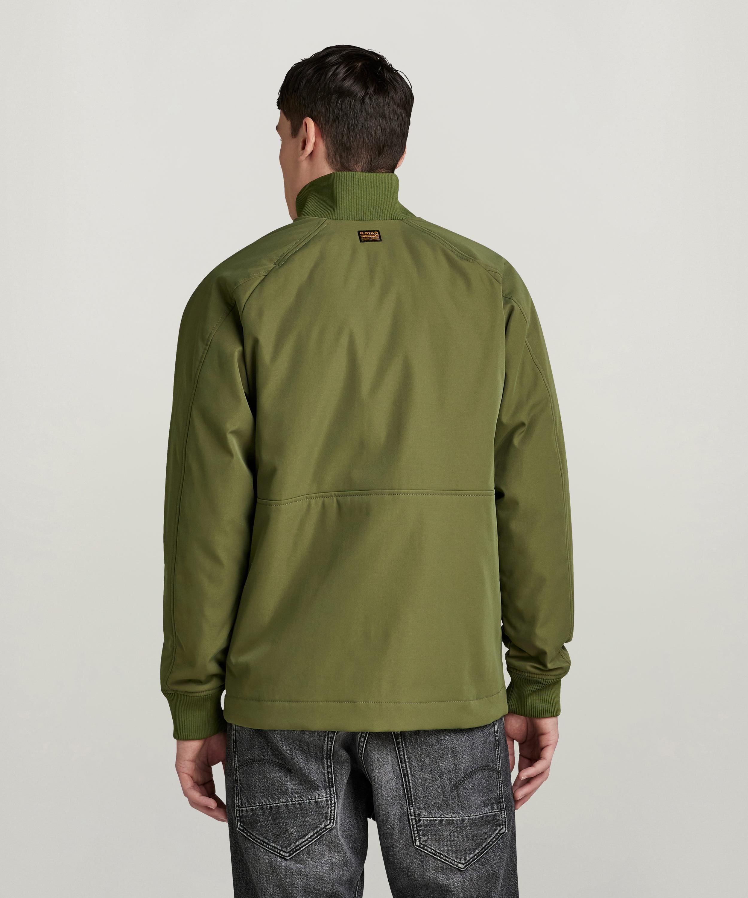 【公式ショップ】TRACK OVERSHIRT/トラックオーバーシャツ/ジャージトップス ジースターロゥ ジャケット・アウター ブルゾン・ジャンパー カーキグリーン