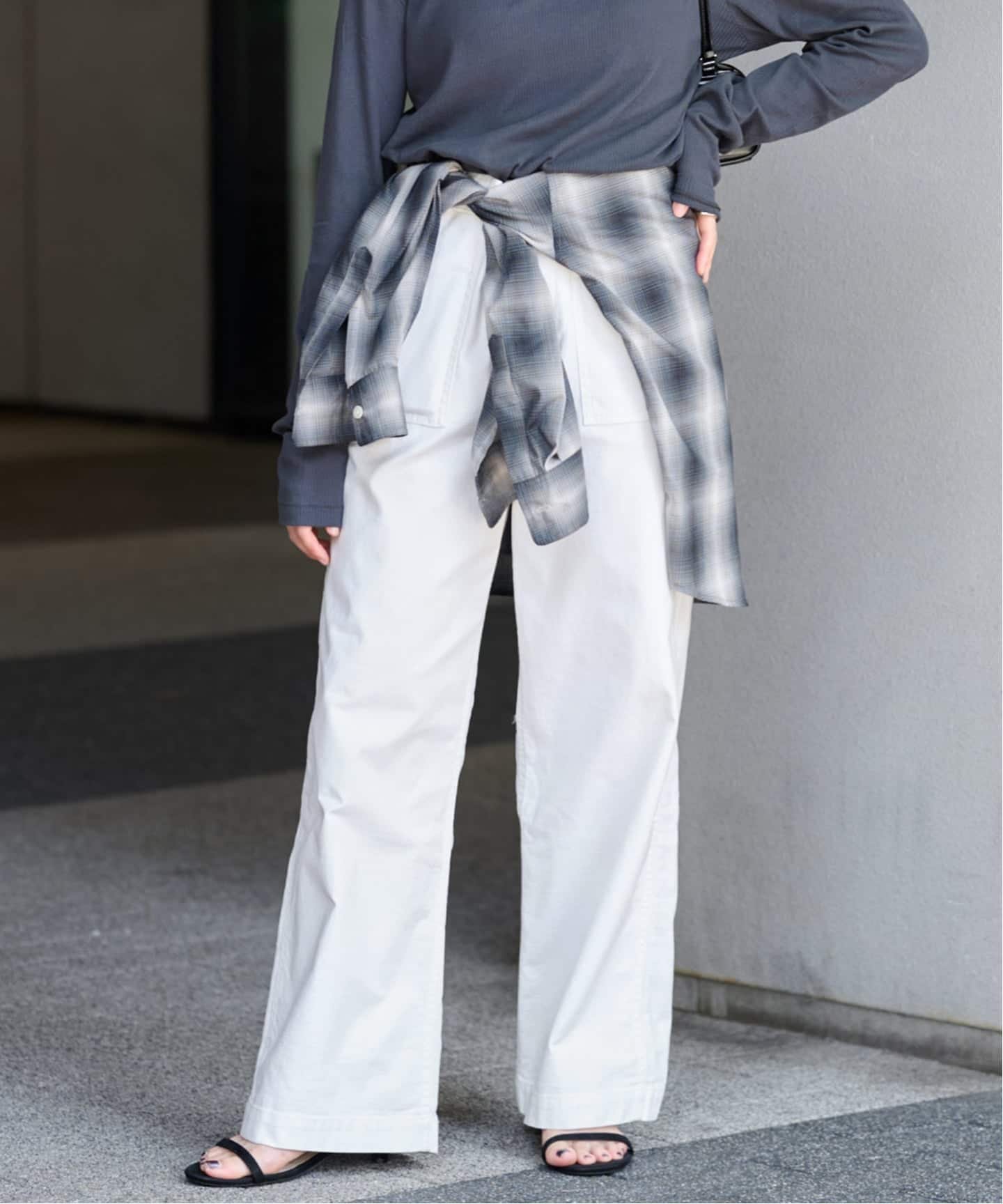 JOURNAL STANDARD relume 《追加3》ワイドベイカーパンツ ジャーナル スタンダード レリューム パンツ カーゴパンツ ベージュ ホワイト