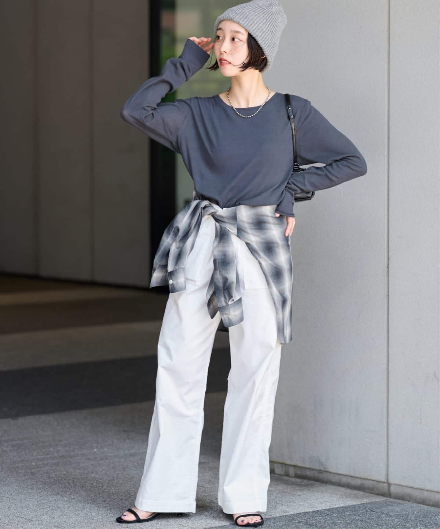 JOURNAL STANDARD relume 《追加3》ワイドベイカーパンツ ジャーナル スタンダード レリューム パンツ カーゴパンツ ベージュ ホワイト