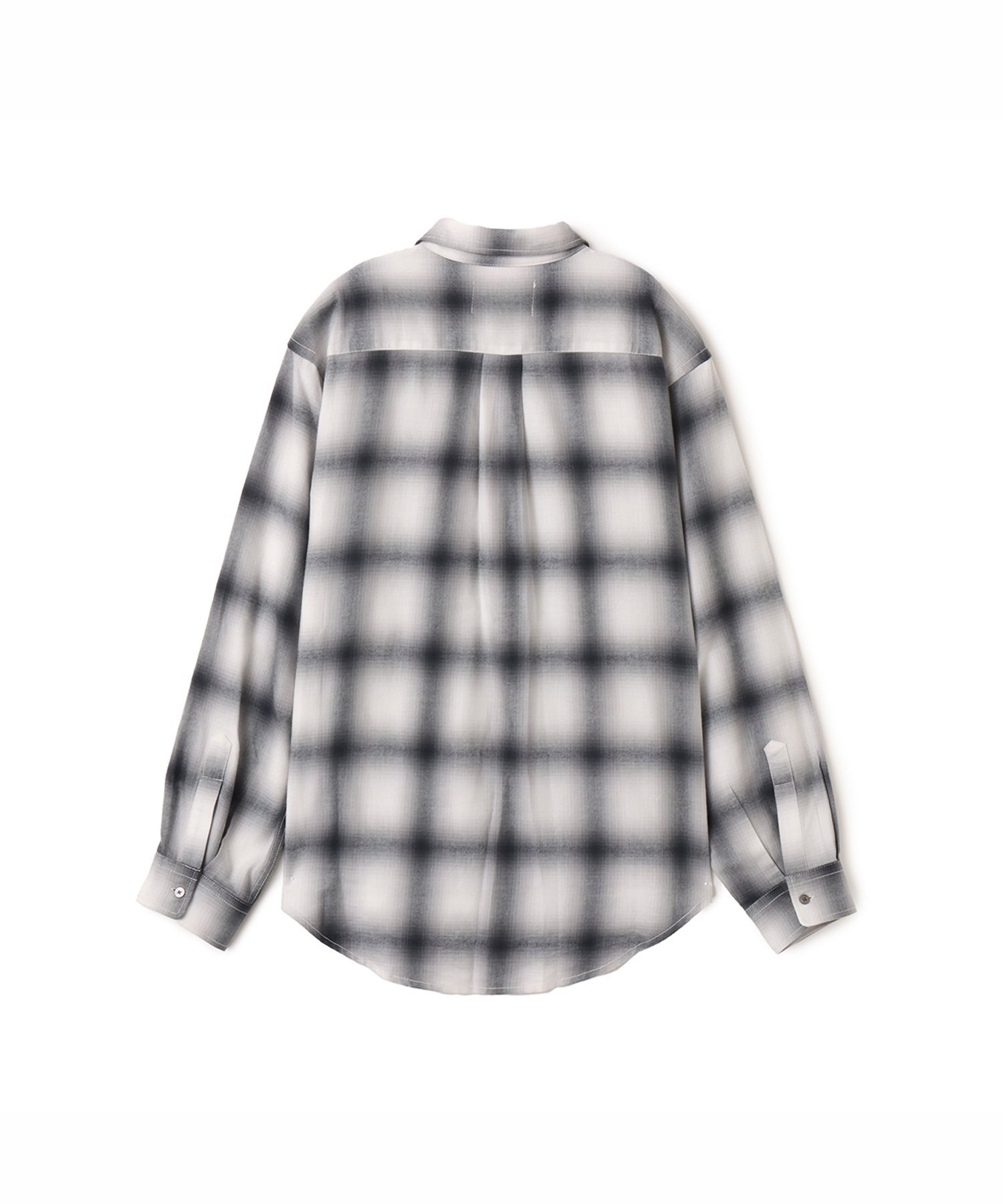 atmos atmos Ombre Check Shirt BLACK アトモス トップス シャツ・ブラウス ブラック