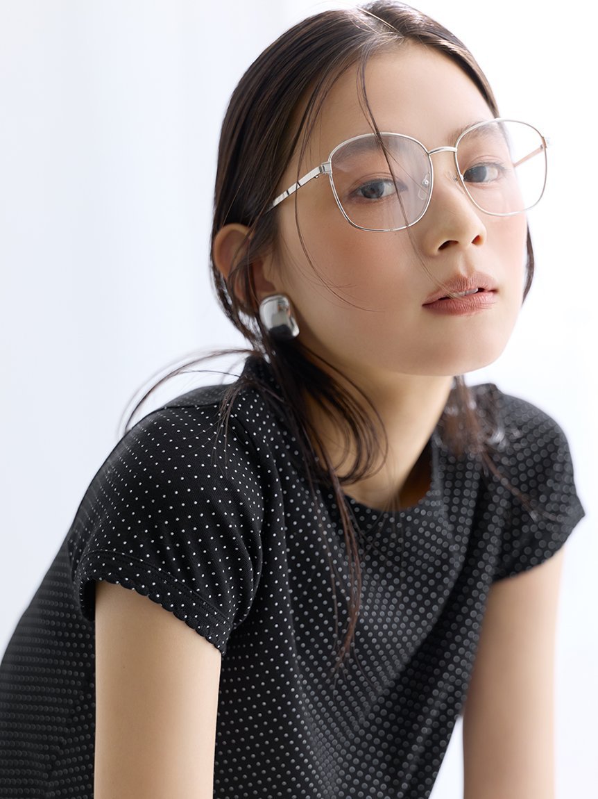 Mila Owen 【接触冷感】DOTスカラップコンパクトTシャツ ミラオーウェン トップス カットソー・Tシャツ ホワイト ブラック【送料無料】 stylife-15696309 Rakuten Fashion サンプル画像3