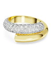 SWAROVSKI 【公式】【スワロフスキー】Dextera リング, ホワイト, ゴールドトーン スワロフスキー アクセサリー・腕時計 リング・指輪 ホワイト...