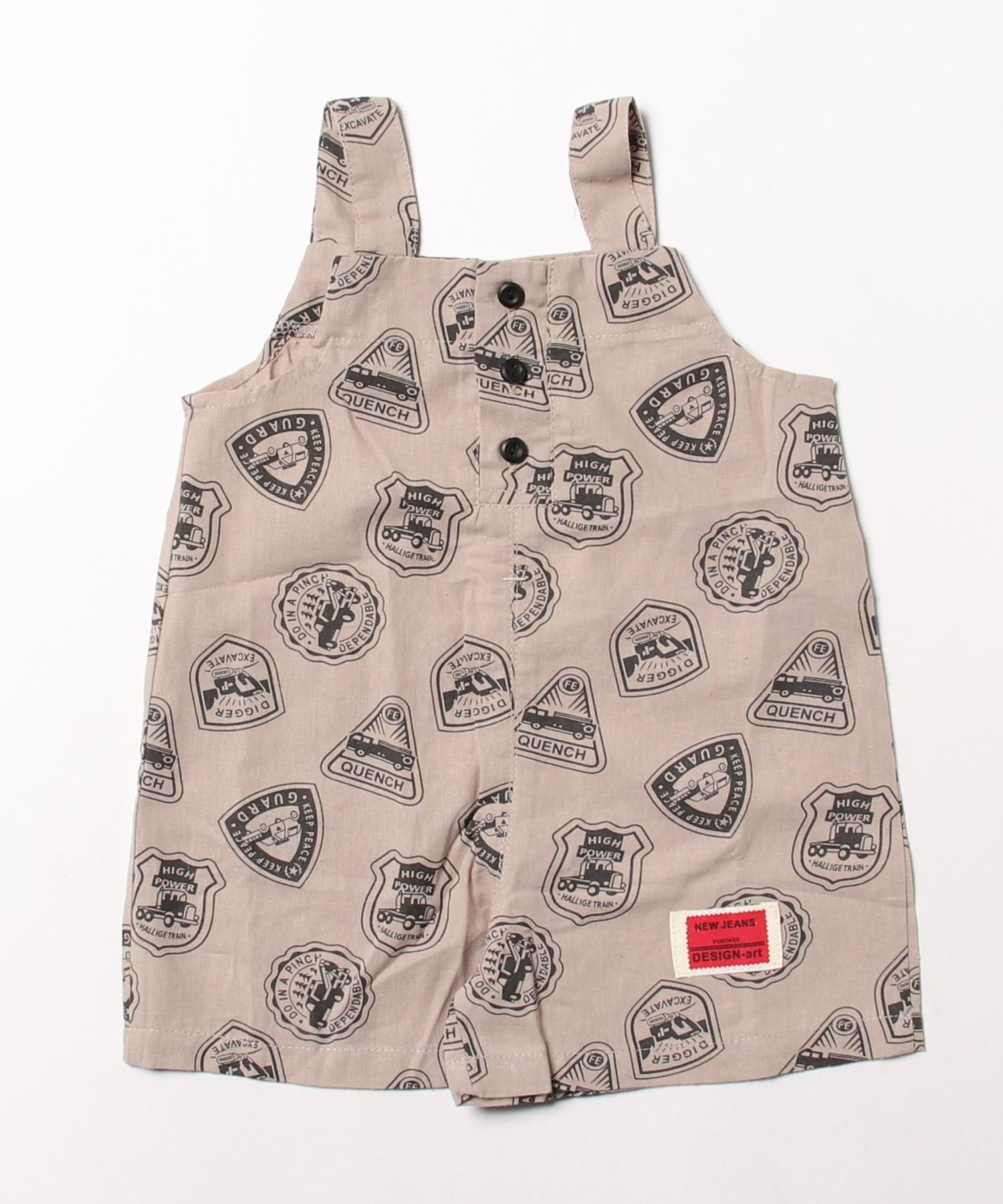 【SALE／20%OFF】aimoha KIDS 【aimoha-KIDS-】韓国子供服 アメカジ総柄サロペット...