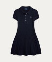 POLO RALPH LAUREN (ガールズ 7才~16才)ケーブルニット コットン Polo セーター ドレス ラルフローレン ワンピース・ドレス ワンピー...