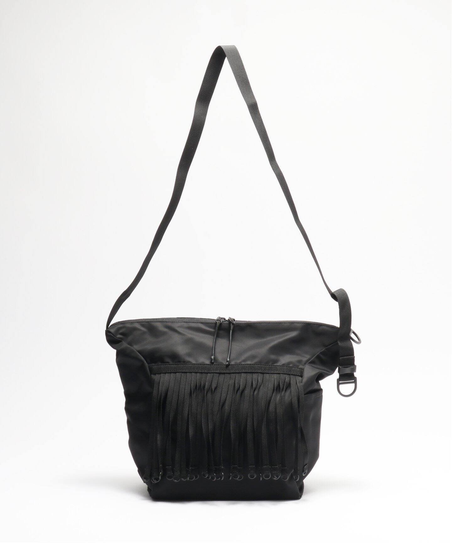 B.C STOCK 【BAICYCLON by bagjack 】tape fringe shoulder / BCL-71 ベーセーストック バッグ ショルダーバッグ ブラック【送料無料】