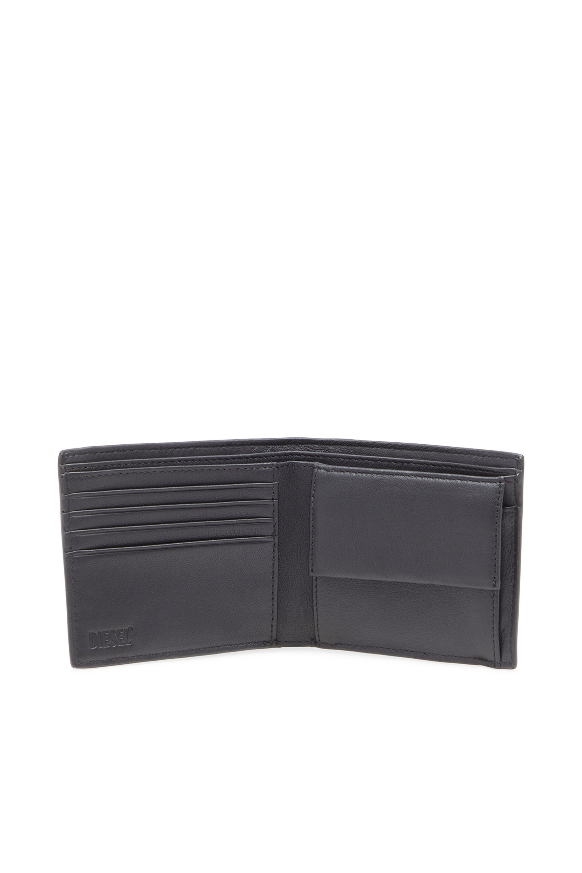 メンズ 二つ折りウォレット DSL 3D BI FOLD COIN S ディーゼル 財布・ポーチ・ケース 財布 ブラック