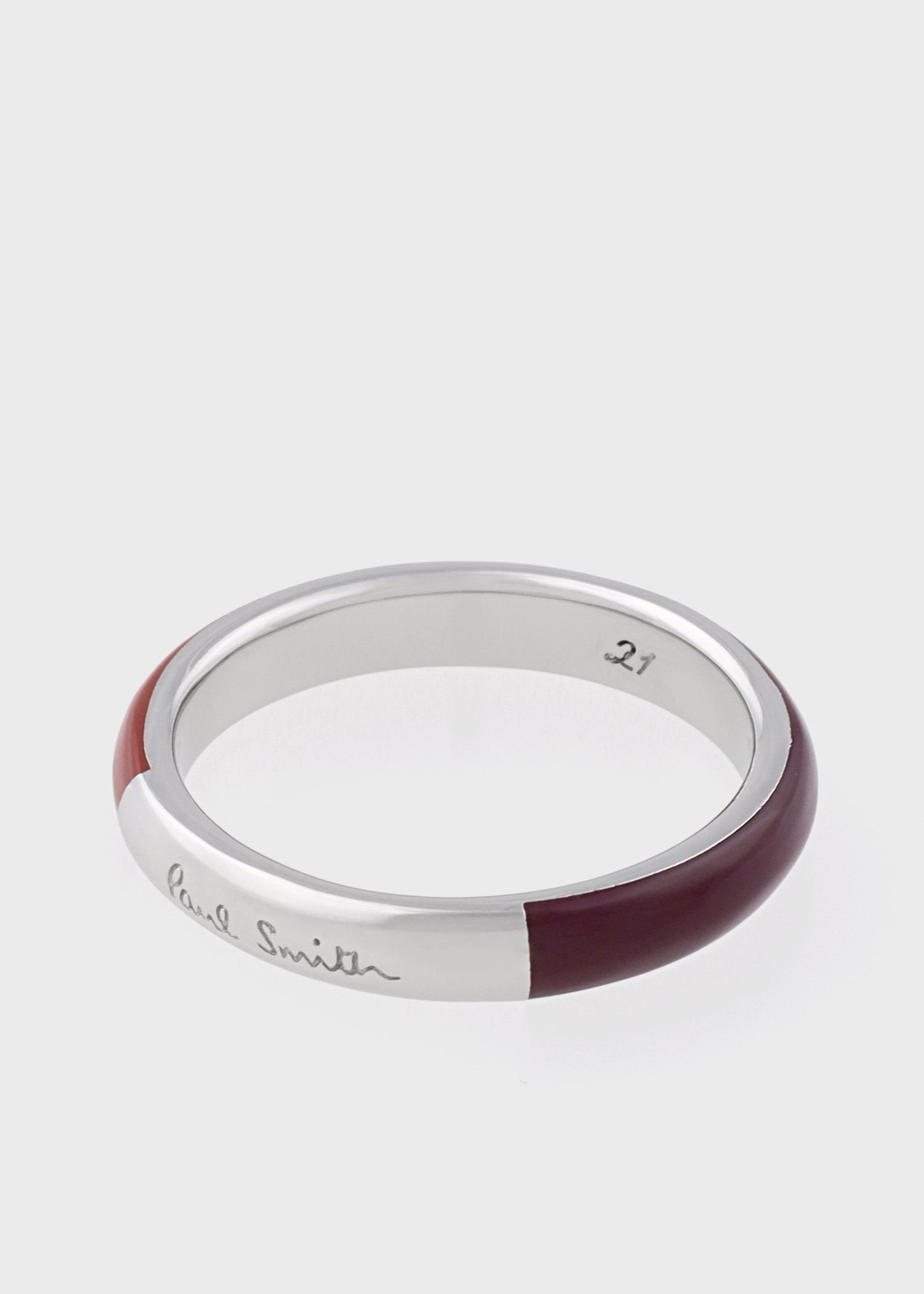 "Bi Colour Epoxy" リング ポール・スミス アクセサリー・腕時計 リング・指輪 グリーン レッド