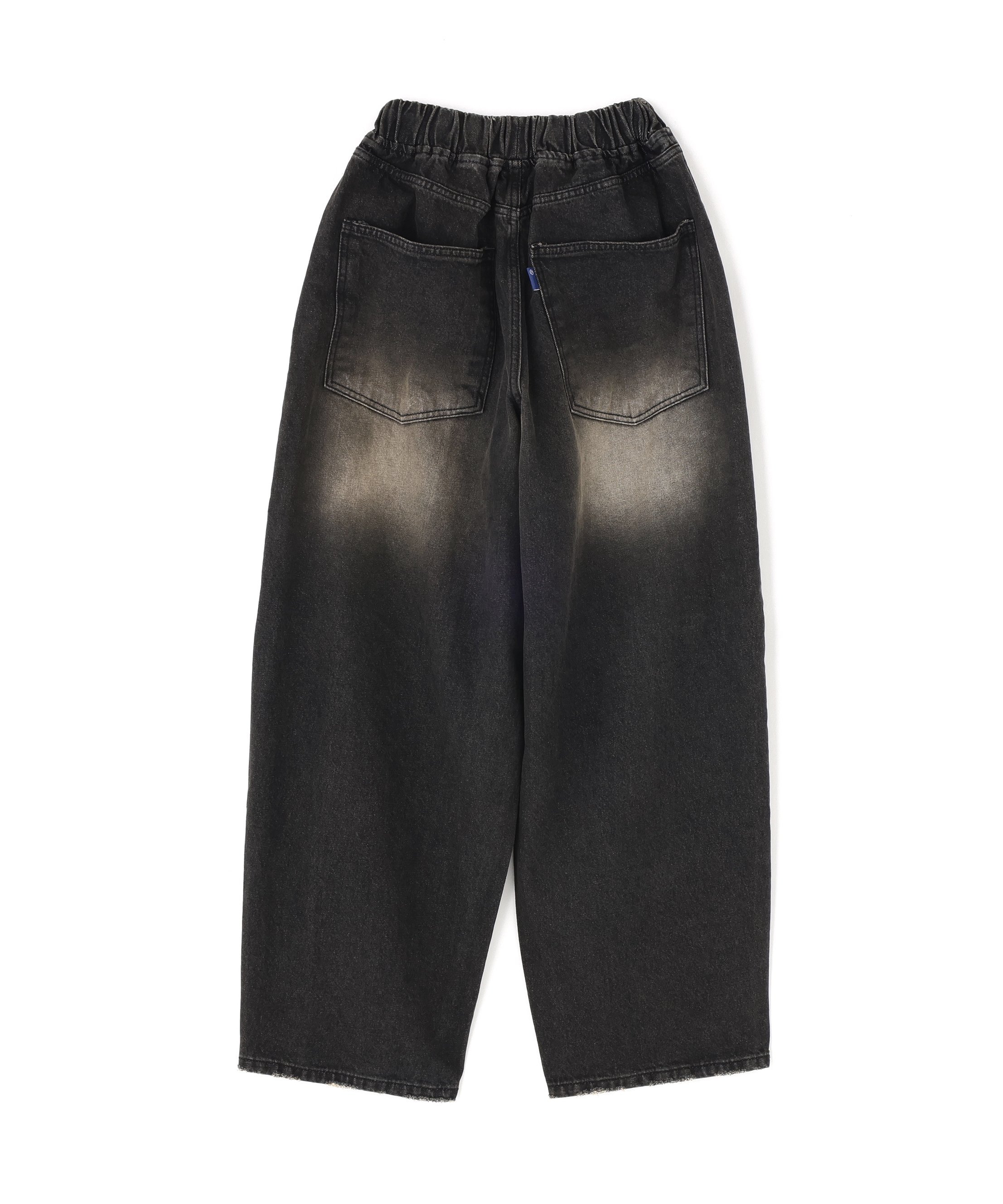 LHP SIS/エスアイエス/Washed Wide Denim Pants エルエイチピー パンツ その他のパンツ ブラック ブルー