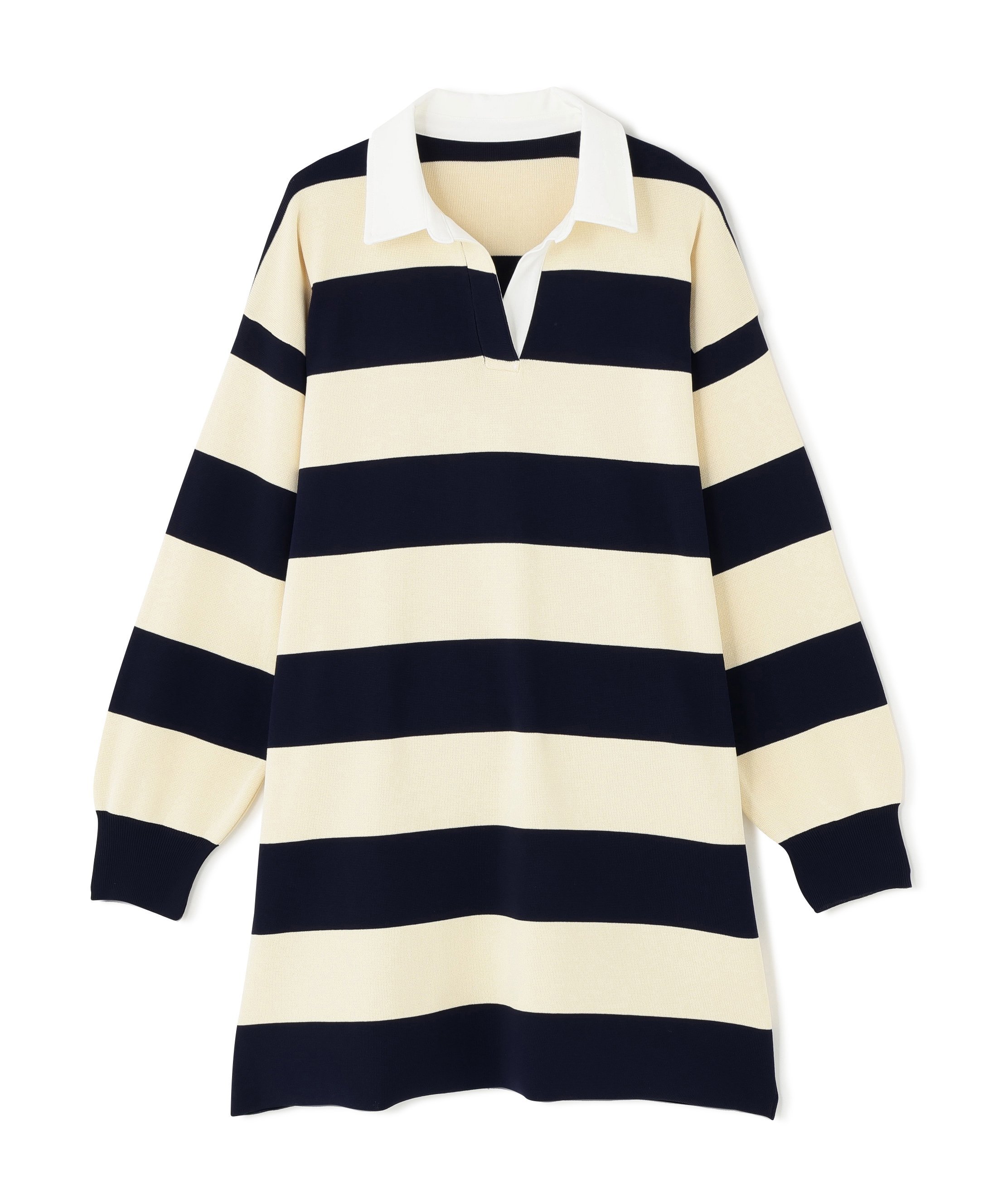 NATURAL BEAUTY BASIC ＜N.＞ラガーミニニットワンピース ナチュラルビューティベーシック ワンピース・ドレス その他のワンピース・ドレス ネイビー