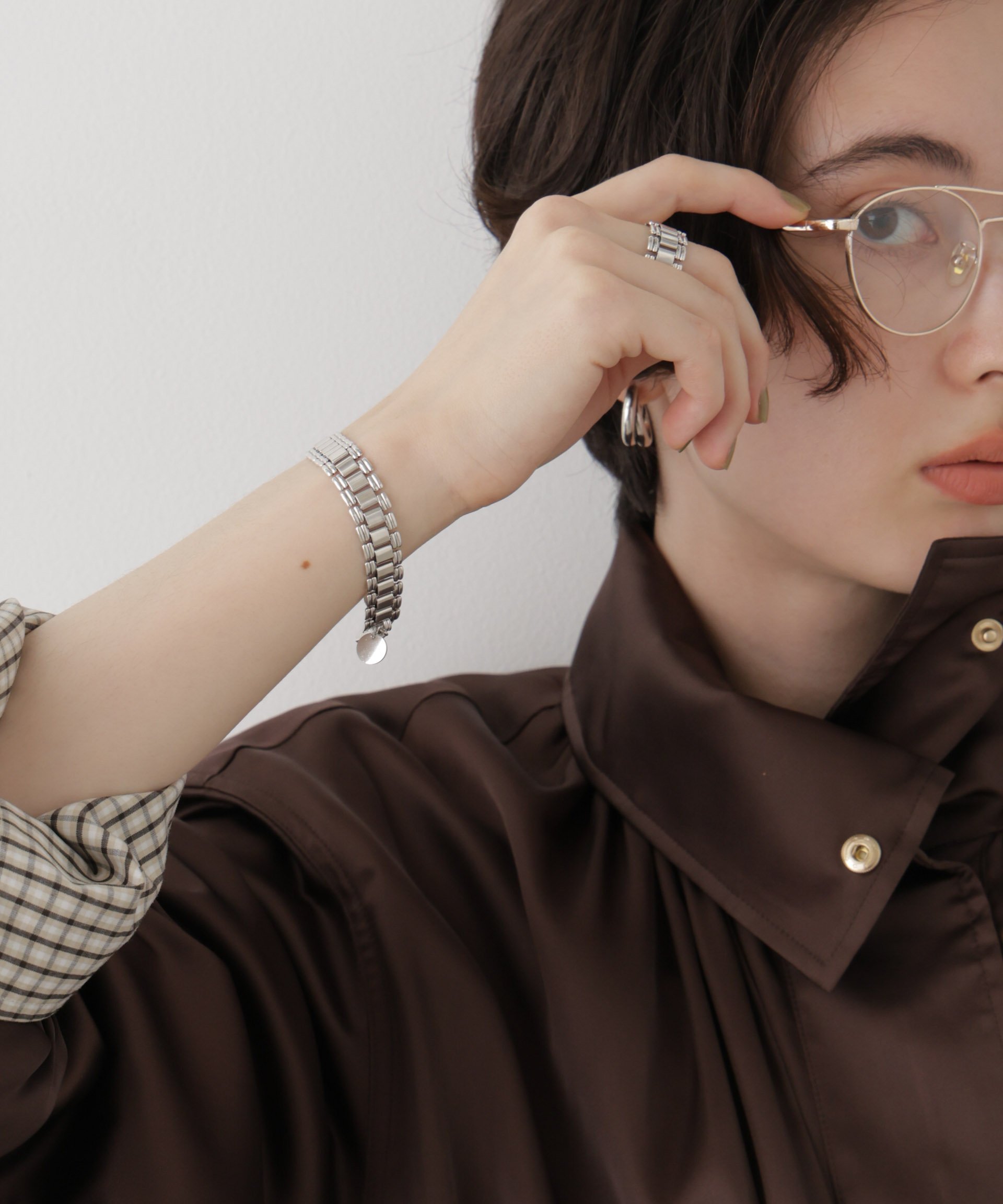 NANO universe PHILIPPE AUDIBERT/Nally bracelet ナノユニバース アクセサリー・腕時計 ブレスレット・バングル シルバー【送料無料】 stylife-15798090 Rakuten Fashion サンプル画像2