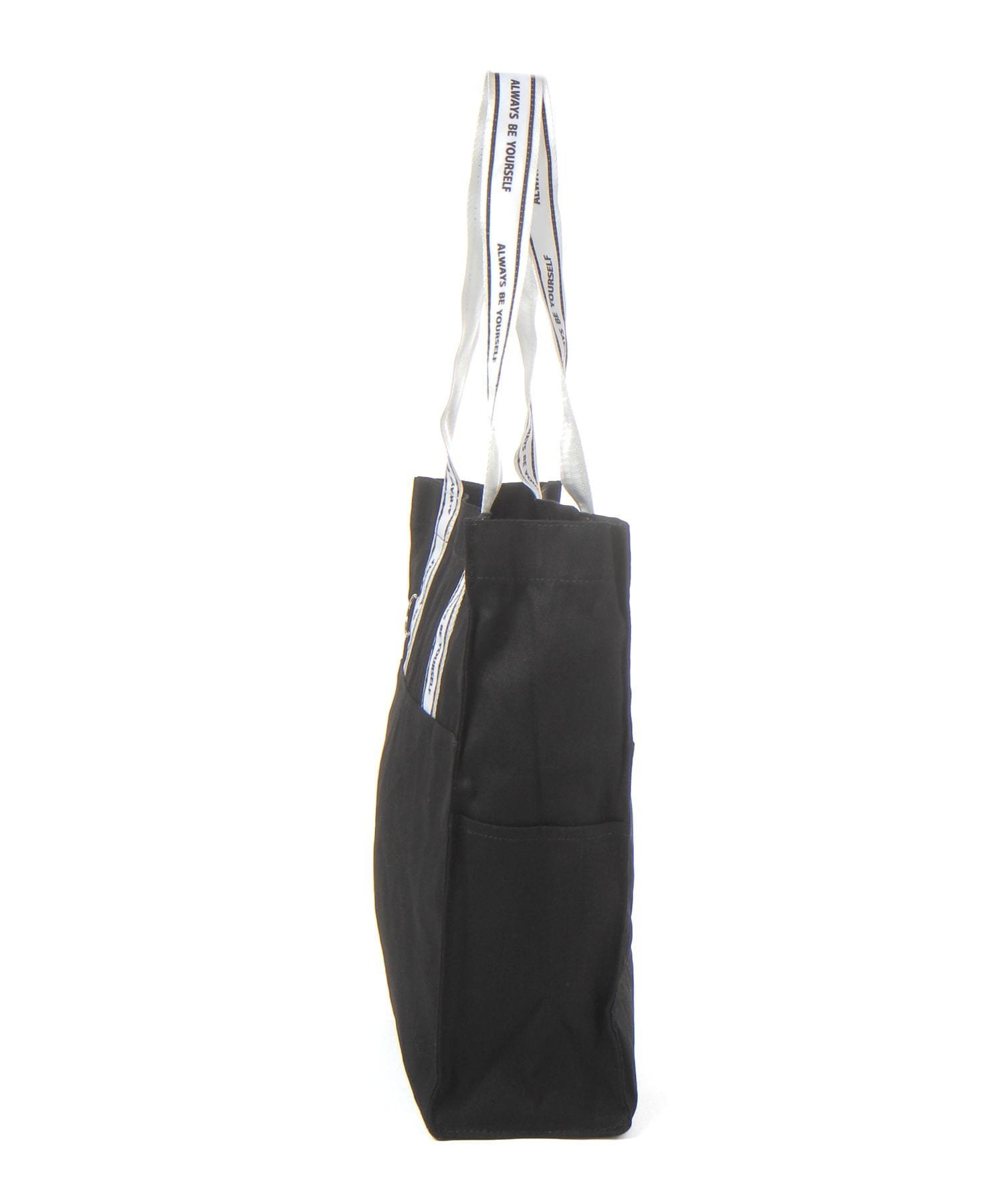 GLOBAL WORK 推しごとロゴZIPトート/1055043 グローバルワーク バッグ トートバッグ ブラック stylife-15805751 Rakuten Fashion サンプル画像3