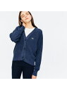 【SALE/30%OFF】LACOSTE リネン×コットンニットカーディガン ラコステ ニット 長袖ニット ネイビー【送料無料】