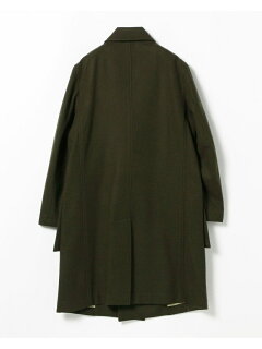 Melton Double Breasted Coat 11-19-0522-063: Olive Drab Melton Double Breasted Coat 11-19-0522-063: Olive Drab