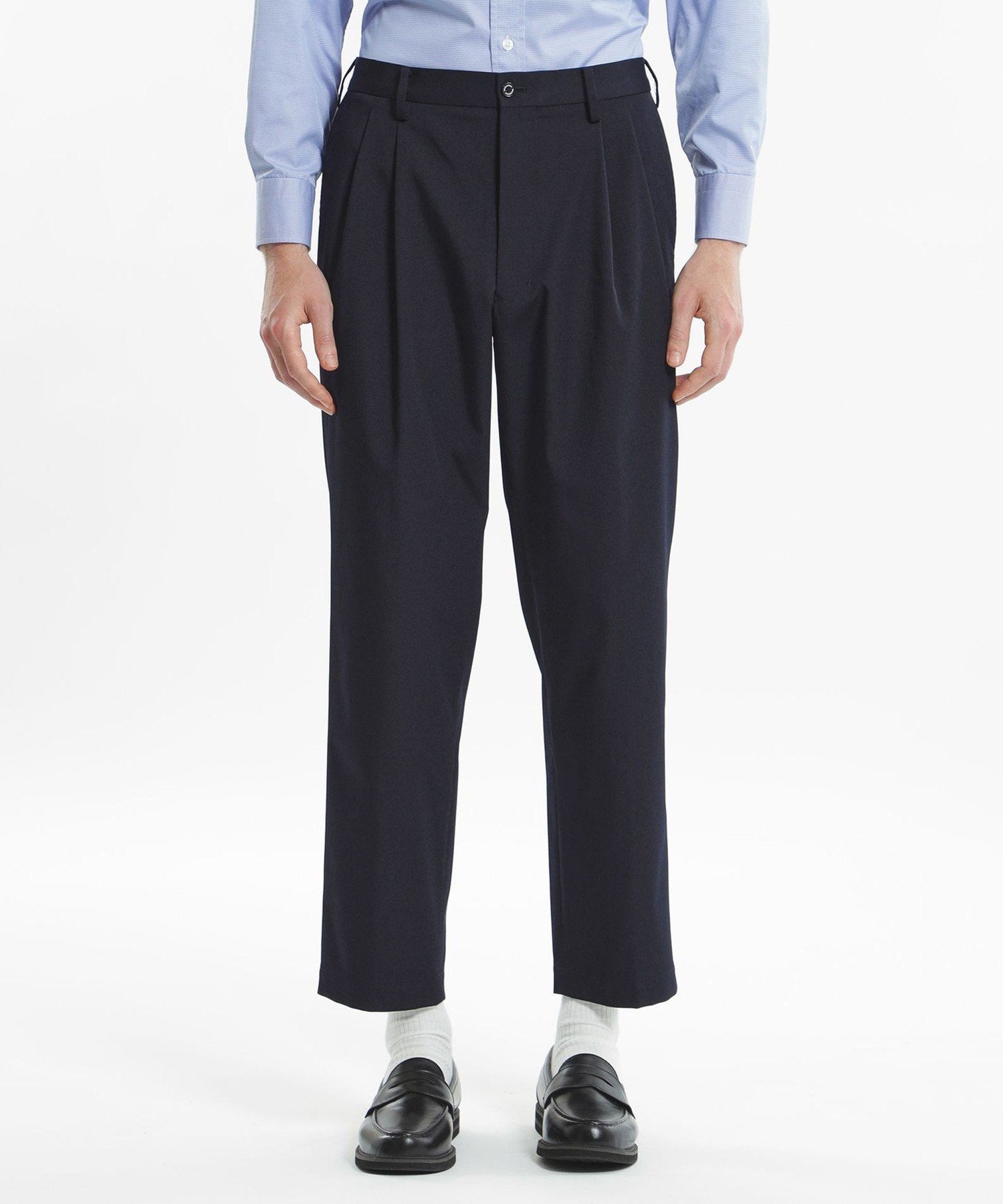 【SALE／48%OFF】MACKINTOSH PHILOSOPHY トロッター トラウザーズ #001(ナンバーワン)フラットギャバジン マッキントッシュ フィロソフィー パンツ スラックス・ドレスパンツ ネイビー【送料無料】