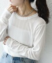 【SALE/40%OFF】SHIPS any SHIPS any:<洗濯機可能>シアー リブ ロング スリーブ クルーネック TEE シップス トップス カット...